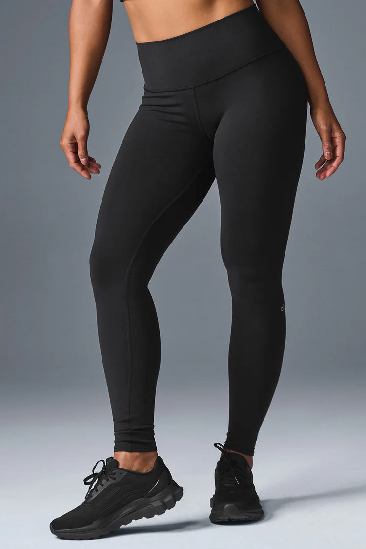 Alo Yoga Pants (XS) Black High-Waist Airbrush Legging
