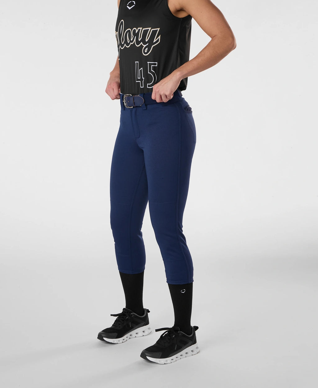 Evo Shield Women's LG Softball Pants-Navy Blue
