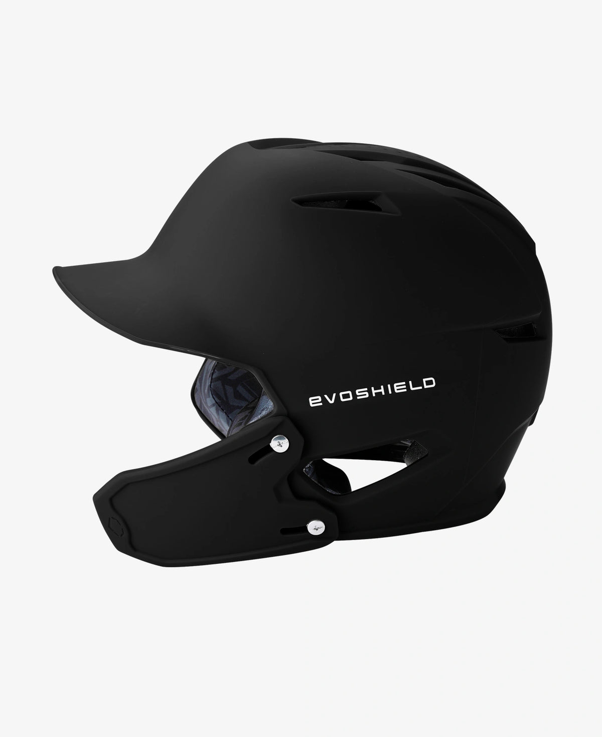 EVOSHIELD - XVT 2.0 Matte Batting Helmet With Face Shield - Black - L/XL