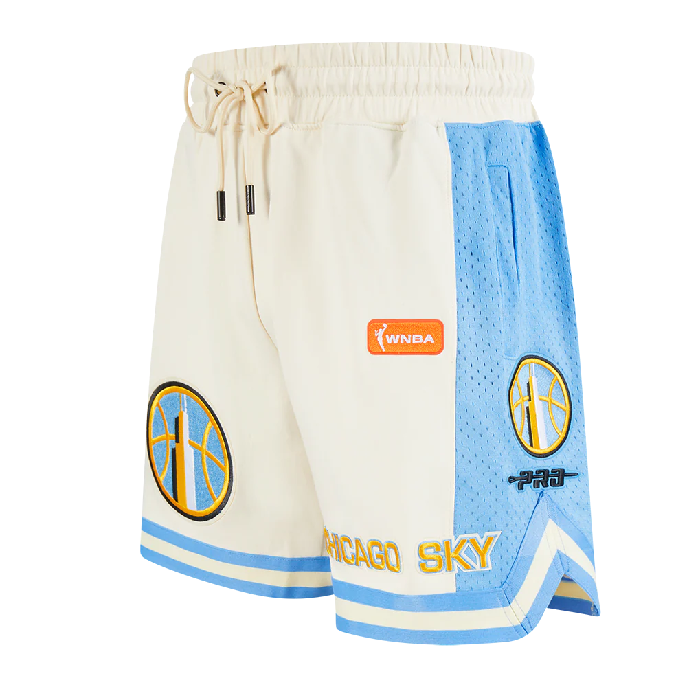 WNBA CHICAGO SKY RETRO CLASSICS MEN'S DOUBLE KNIT 2.0 SHORT- SIZE:LG