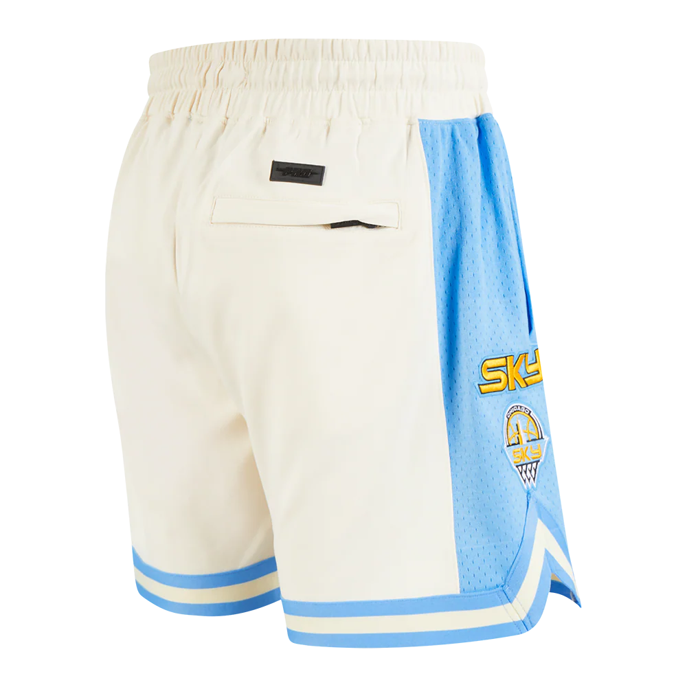 WNBA CHICAGO SKY RETRO CLASSICS MEN'S DOUBLE KNIT 2.0 SHORT- SIZE:LG