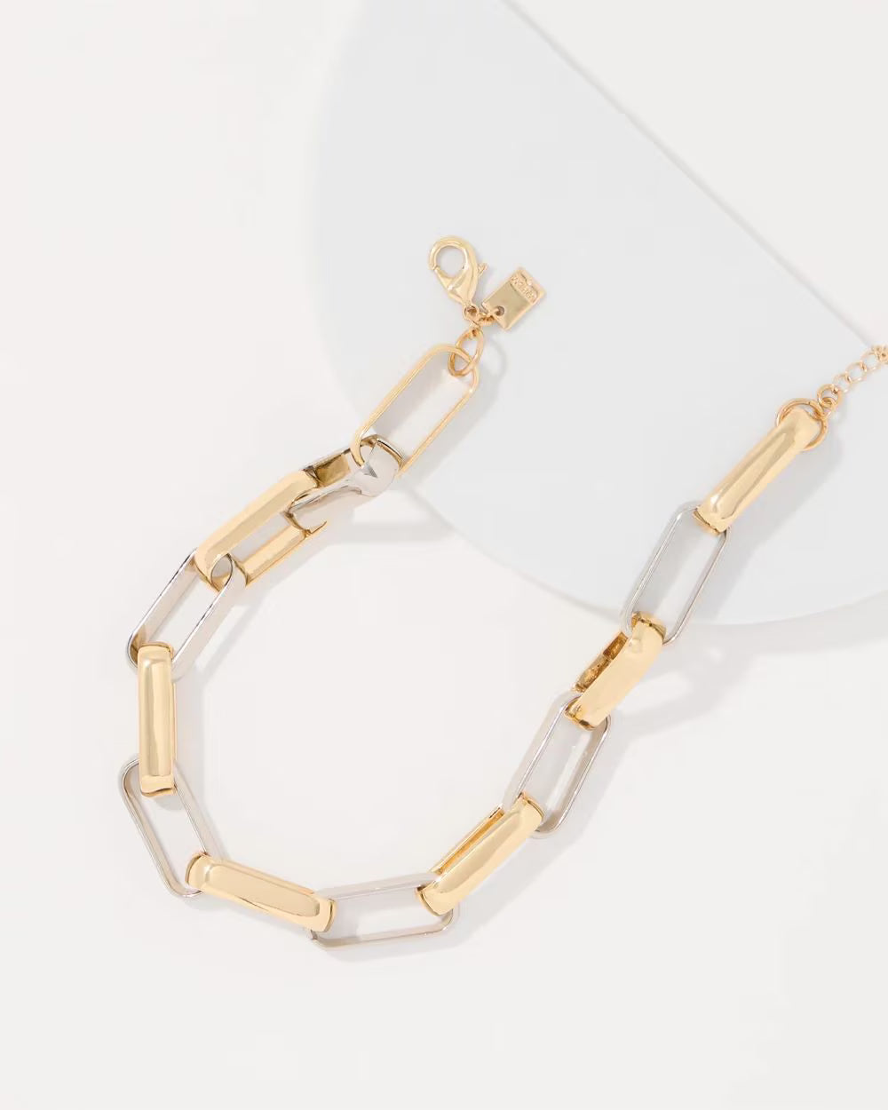 *WHBM - Mixed Metal Links Necklace