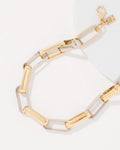 *WHBM - Mixed Metal Links Necklace