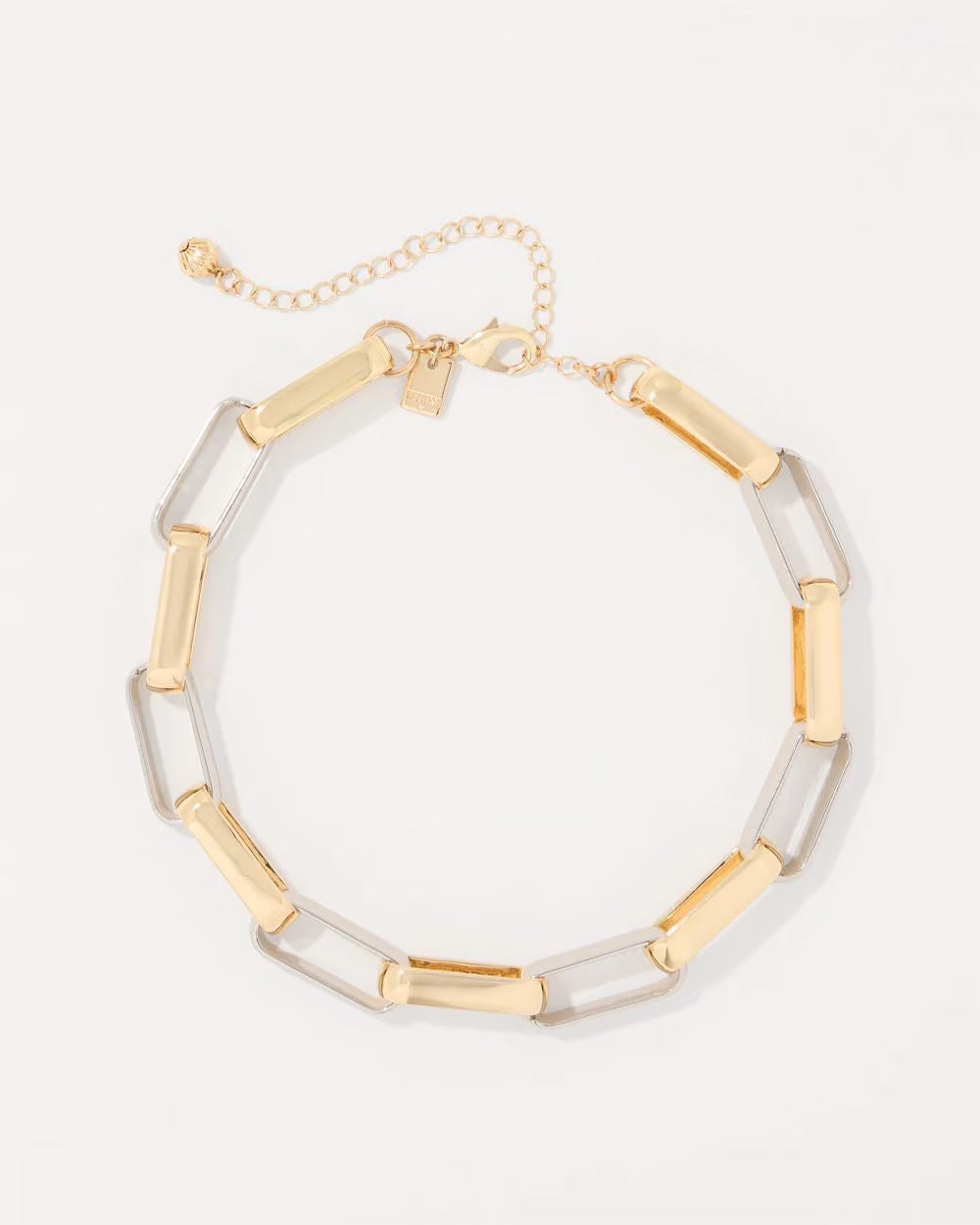 *WHBM - Mixed Metal Links Necklace