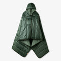 *Wren Puffy Blanket Poncho one size green
