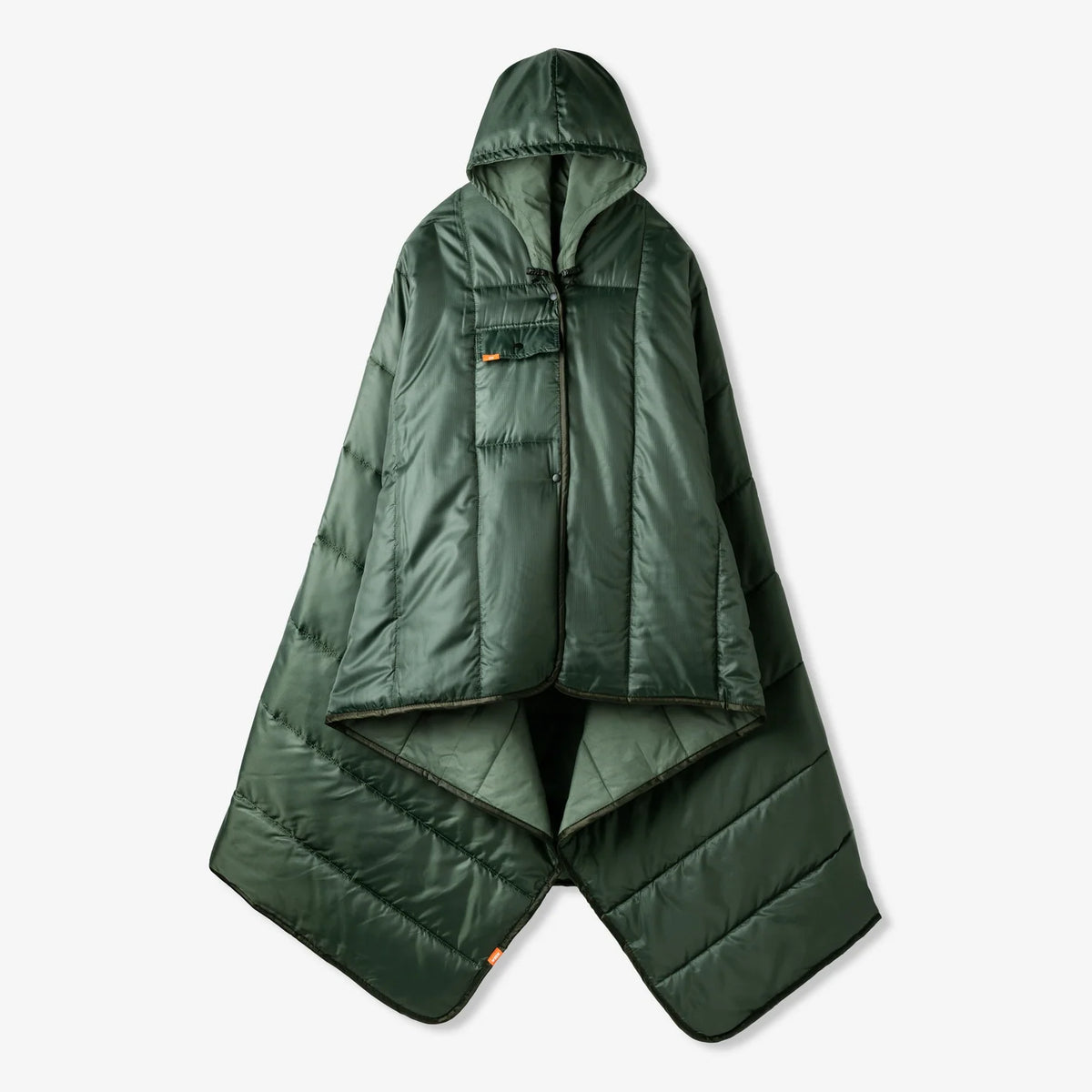 *Wren Puffy Blanket Poncho one size green
