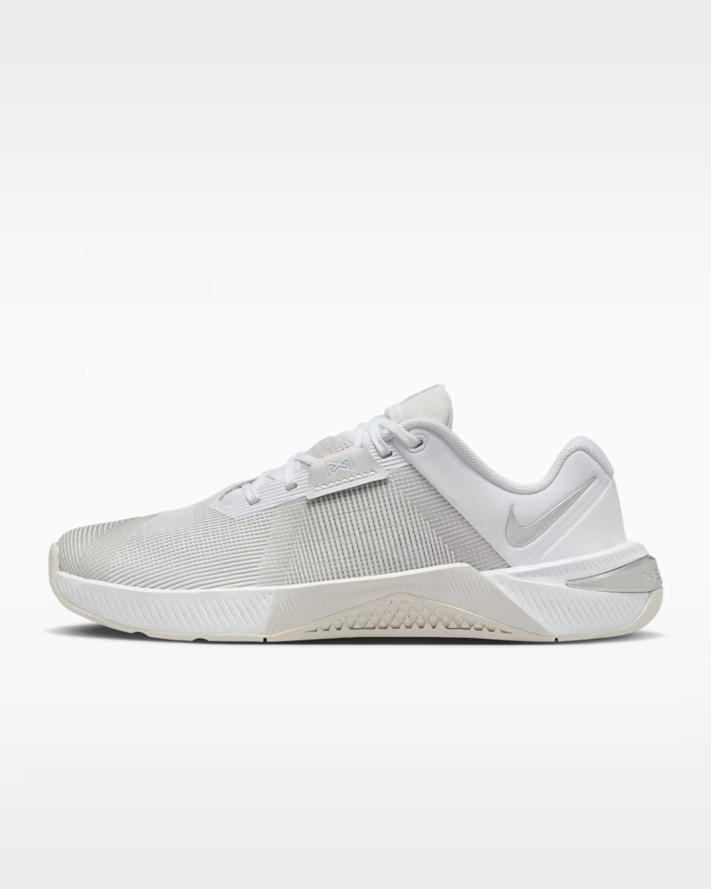 Nike Metcon 10 Women's Training Shoes, White/Metallic Silver - Size 6.5