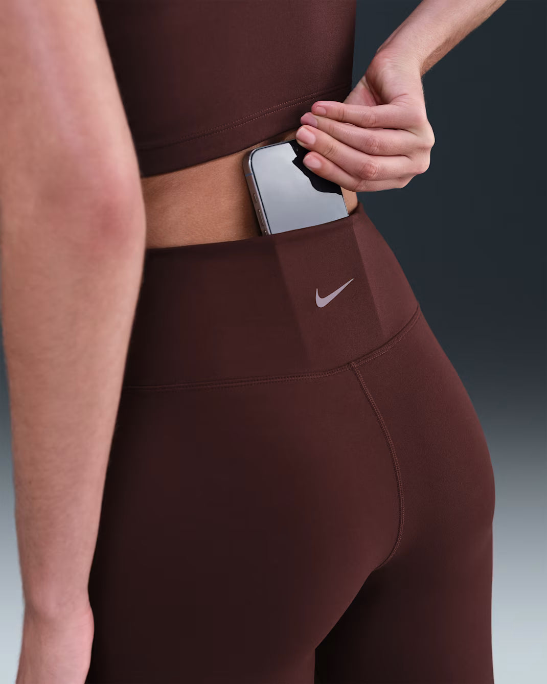 Nike One Women's High-Waisted 7/8 Leggings with Pockets, Large