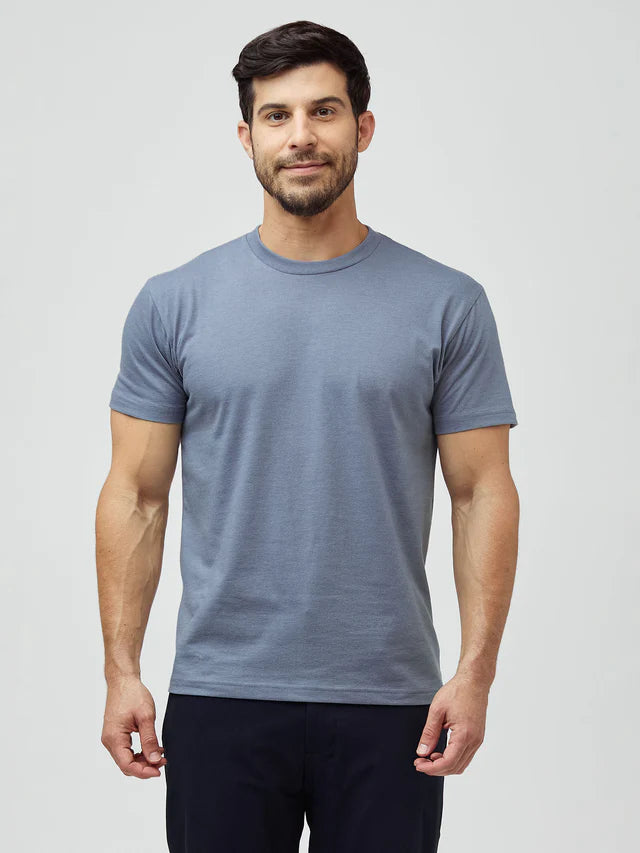 Wedgewood Crew Neck by Fresh Clean Threads - Size: Medium Short