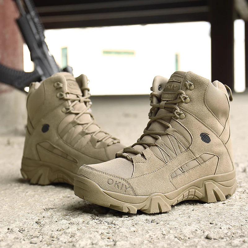 OKIY Men's High Top Waterproof Work Boots Size: 11