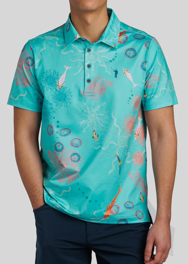Electric Sea Men's Polo Size M