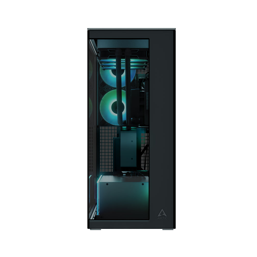 ARCTIC Xtender VG Tempered Glass eATX Full Tower Computer Case - Black