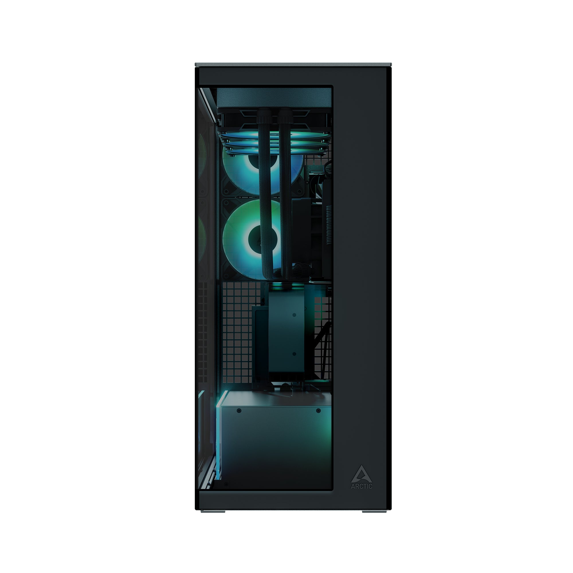 ARCTIC Xtender VG Tempered Glass eATX Full Tower Computer Case - Black