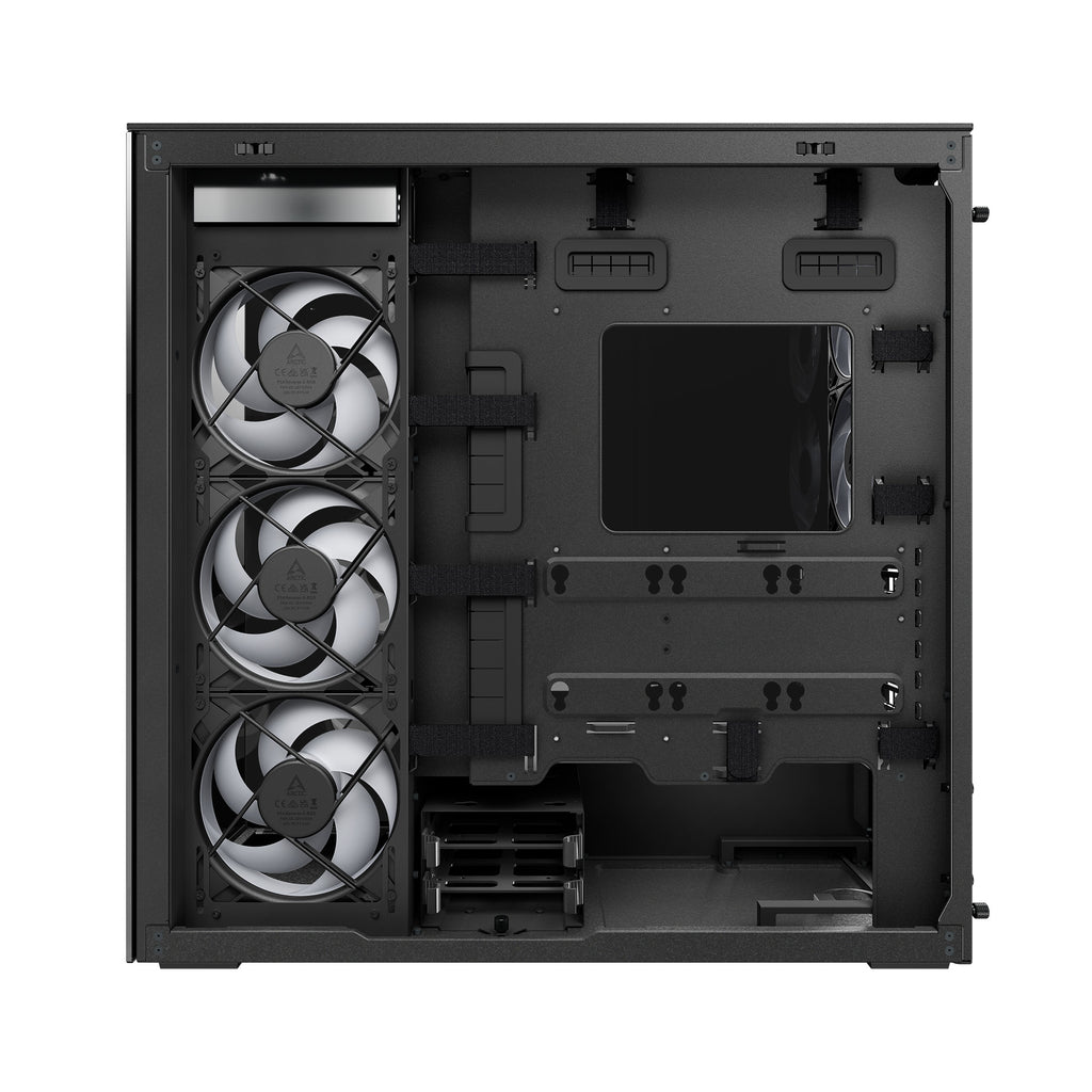 ARCTIC Xtender VG Tempered Glass eATX Full Tower Computer Case - Black