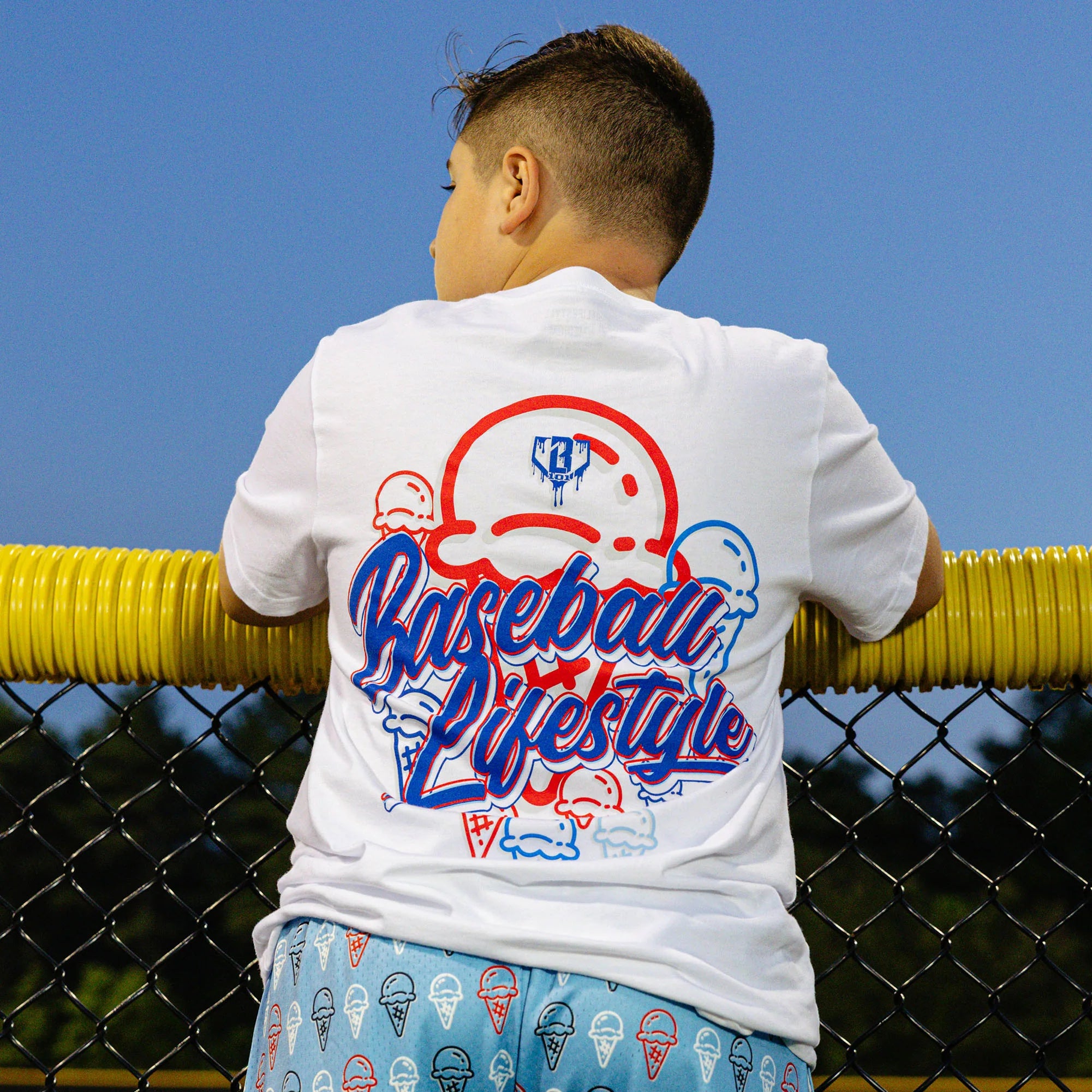 Baseball Lifestyle 101 Scoops Ice Cream Youth Tee - YM