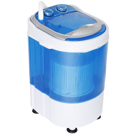 ZENY MINI Portable Single Bucket Wash Machine Washing Drying 2 in 1 Washer(Single, 9lbs)