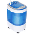 ZENY MINI Portable Single Bucket Wash Machine Washing Drying 2 in 1 Washer(Single, 9lbs)
