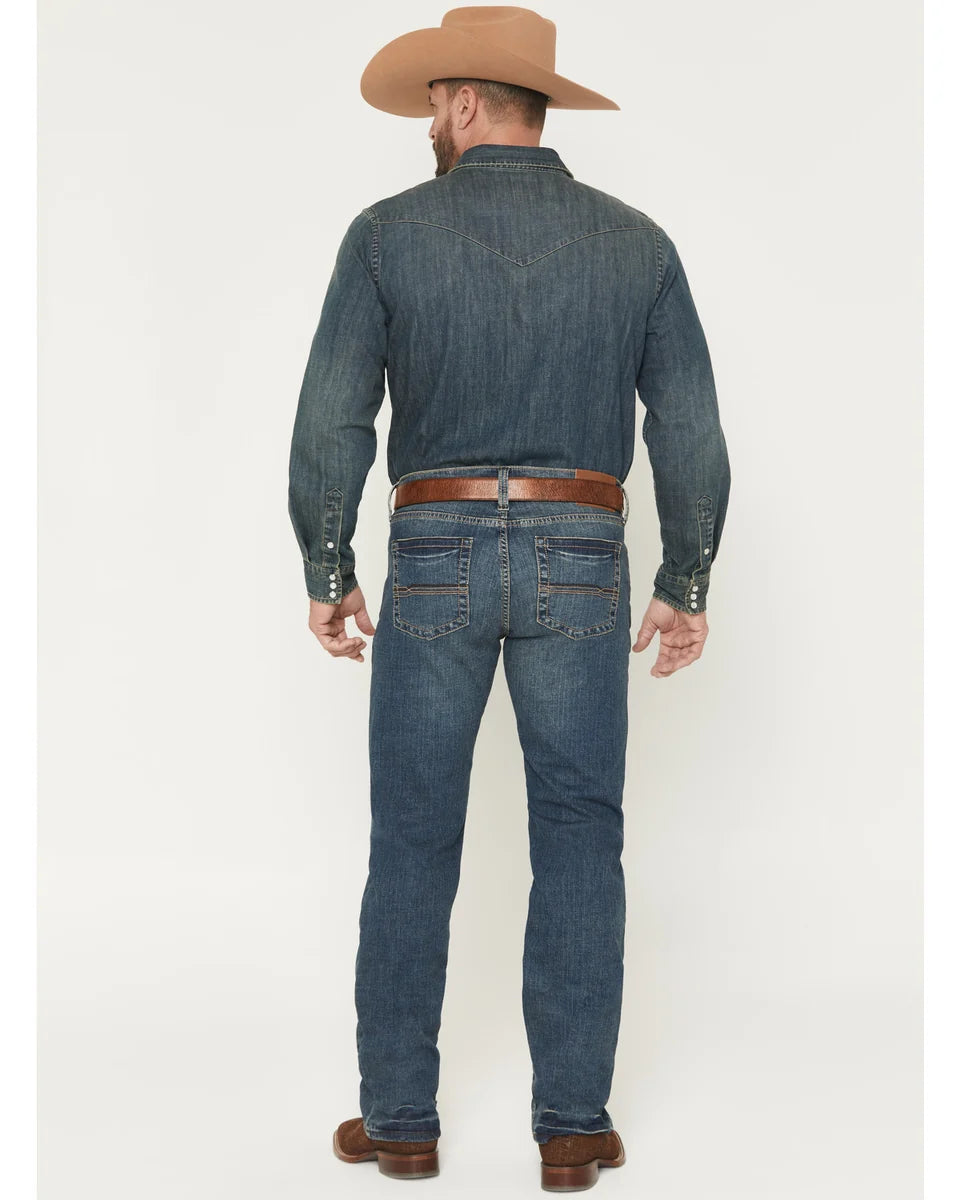 Cody James Men's Grullo Wash Wyatt Slim Bootcut Stretch Denim Jeans W32x L32