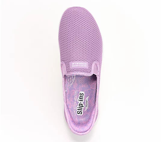 Women's Skechers Slip-ins Arch Fit GO WALK Joy Shoes Stefanie - Lavender - Size 9