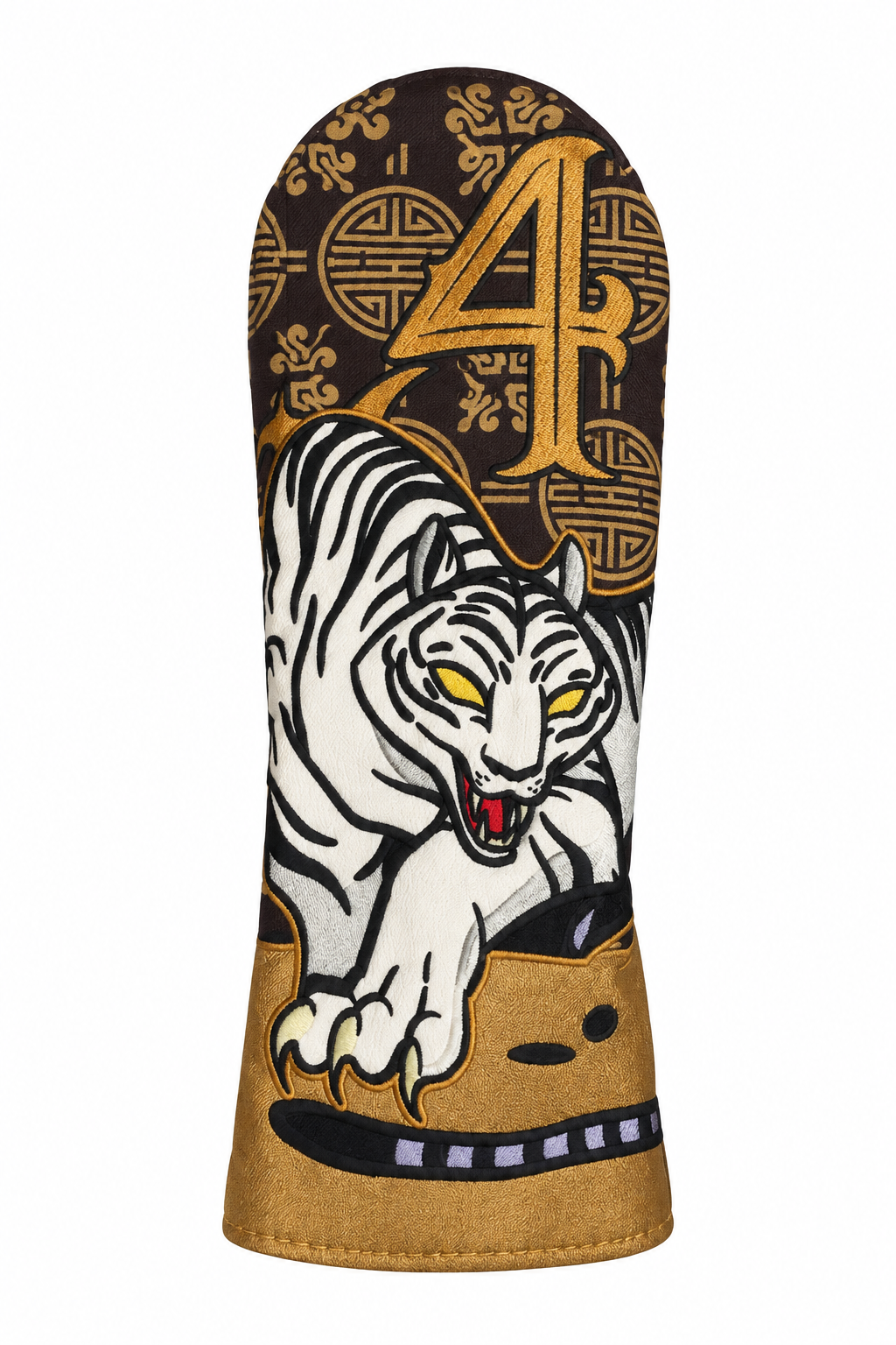 Swag Golf Don’t Give A Putt White Tiger 4 Aces Driver Headcover Limited Edition