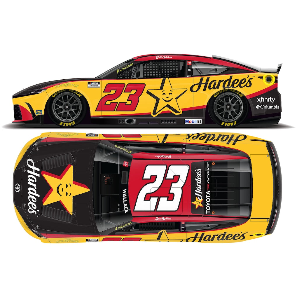 Action Racing Bubba Wallace Action Racing 2026 #23 Hardee's 1:24 Regular Paint Die-Cast Toyota Camry XSE
