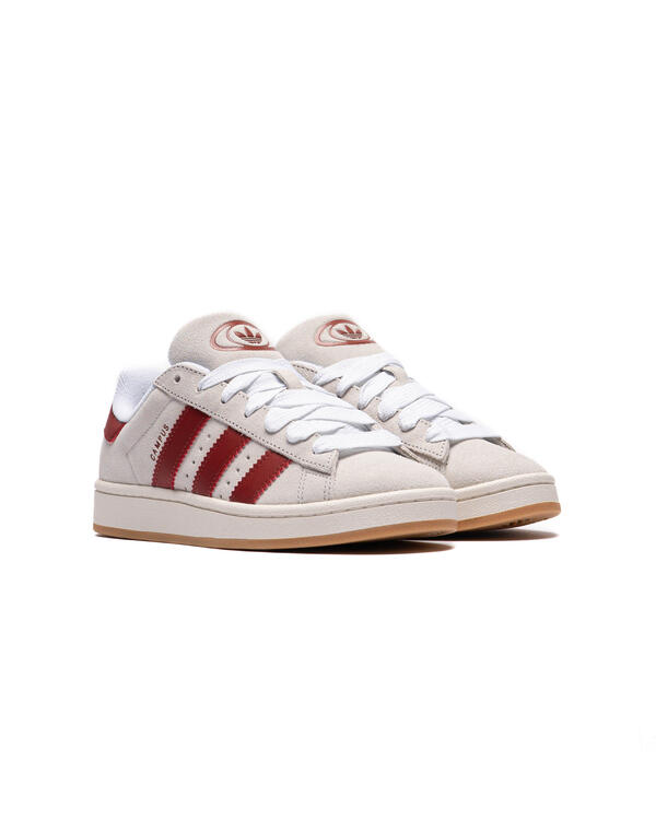 adidas Women's Campus 00s - Crystal White / Preloved Red - 6.5
