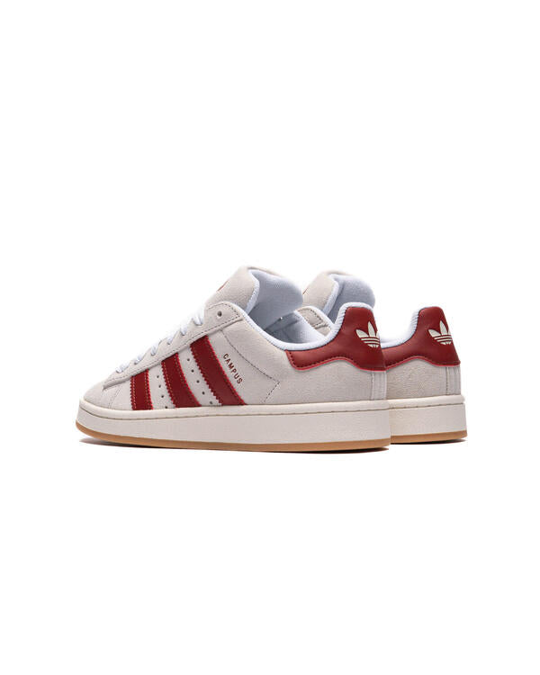 adidas Women's Campus 00s - Crystal White / Preloved Red - 6.5