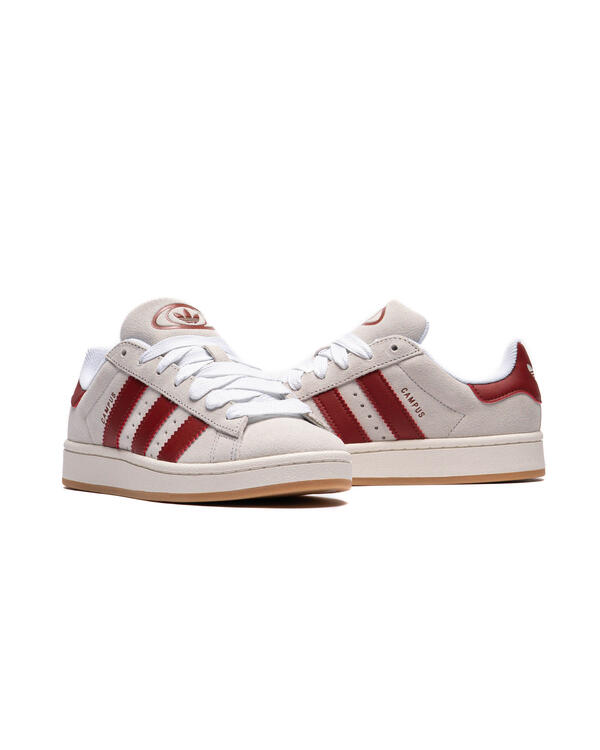 adidas Women's Campus 00s - Crystal White / Preloved Red - 6.5