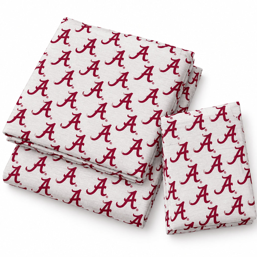 NCAA Rotary 5-piece Twin Bed in a Bag Set, ALABAMA