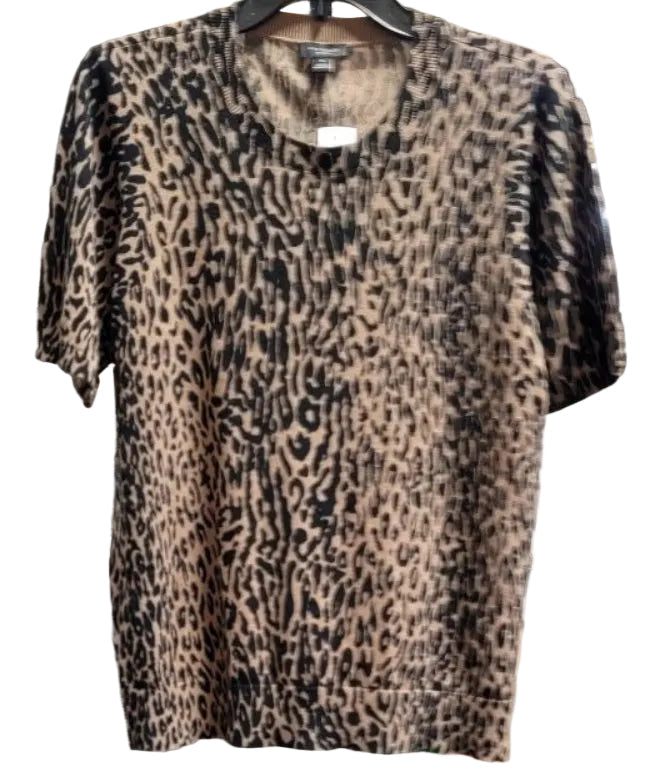 ANN TAYLOR FACTORY Animal Print Sweater | XL