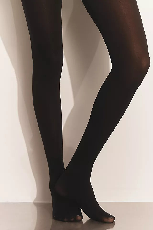 By Anthropologie Opaque Tights (Size: 1X/2X)