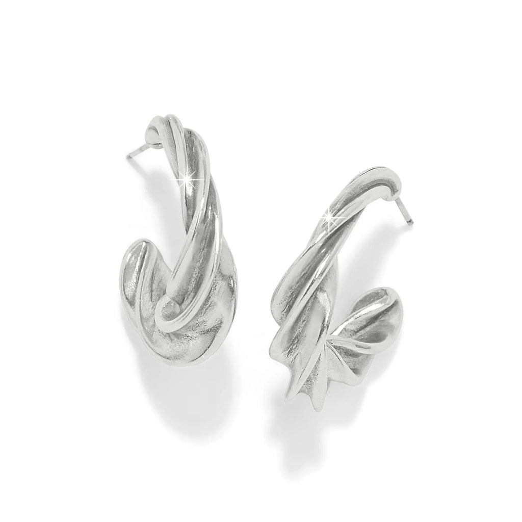 Ferrara Antica Hoop Earrings by Brighton - Silver - One Size