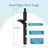 Landover Aluminum, Crossarm, Mailbox Post, Bronze