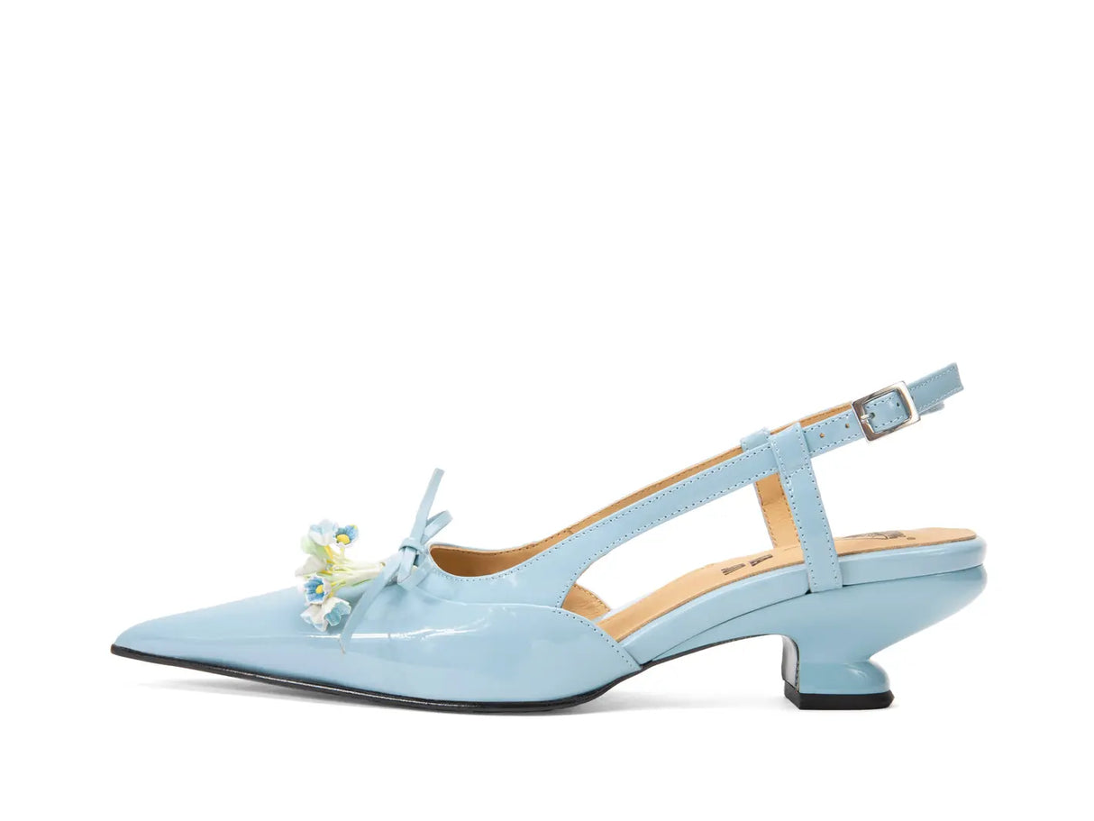 John Fluevog Graceville  Arla Pointed Slingback Heels Size 8