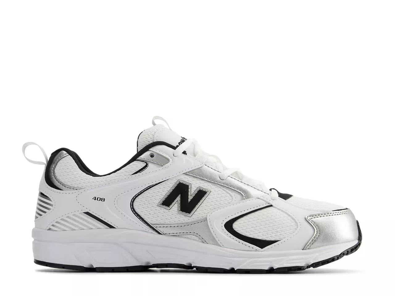 NEW BALANCE Men's 408 - White/Black - 7.5M