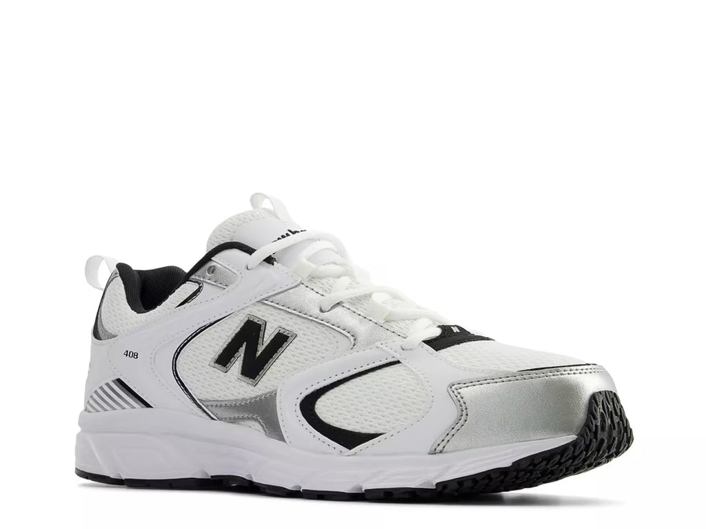 NEW BALANCE Men's 408 - White/Black - 7.5M