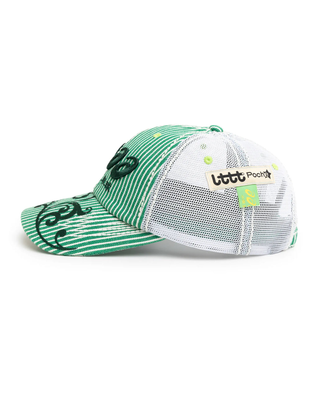 LTTT - ASICS RESOLUTION TRUCKER CAP-Green Stripe