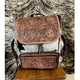 Western cowhide Backpack, Large Leather Backpack, Cowhide Backpack, Cowhide Purse Leather Backpack for Women, Diaper Bag for women