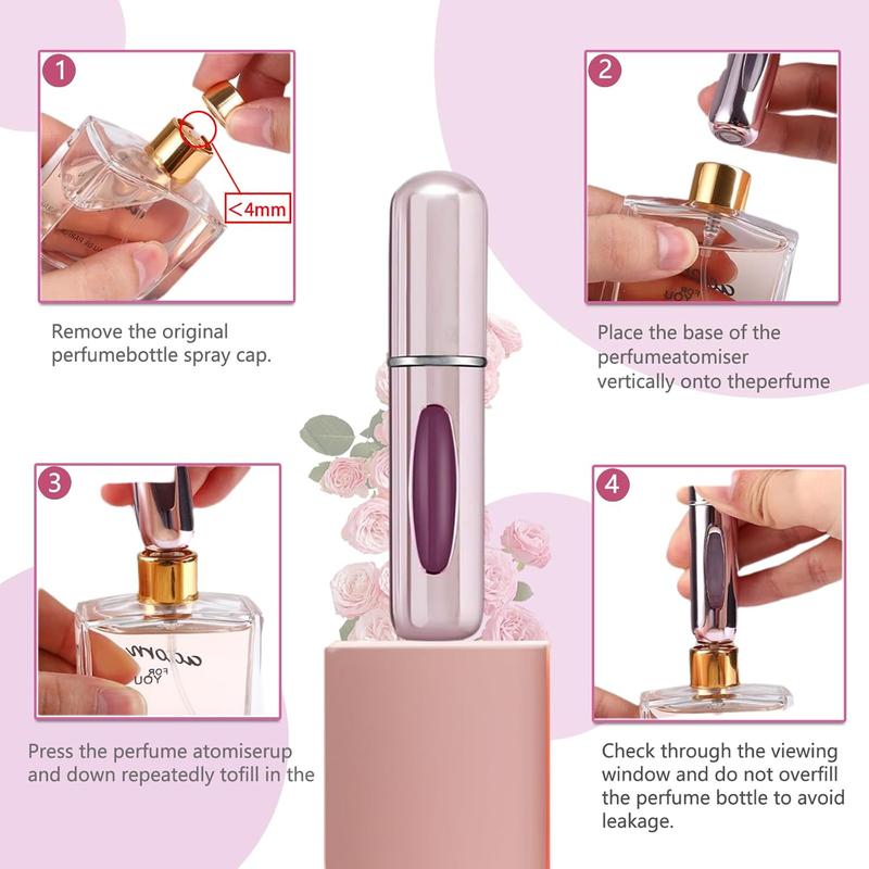 Random Color | Refillable Pocket Perfume Atomizer | Color Chosen at Random! | 1 pc