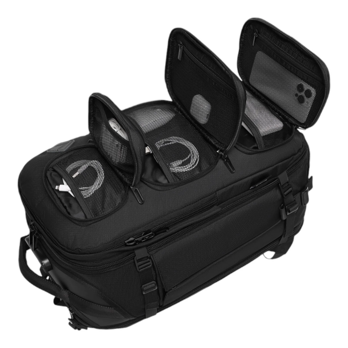 VERIA The Backpack - Islanders Savvy in 35L/LG Black and Organizer Bag