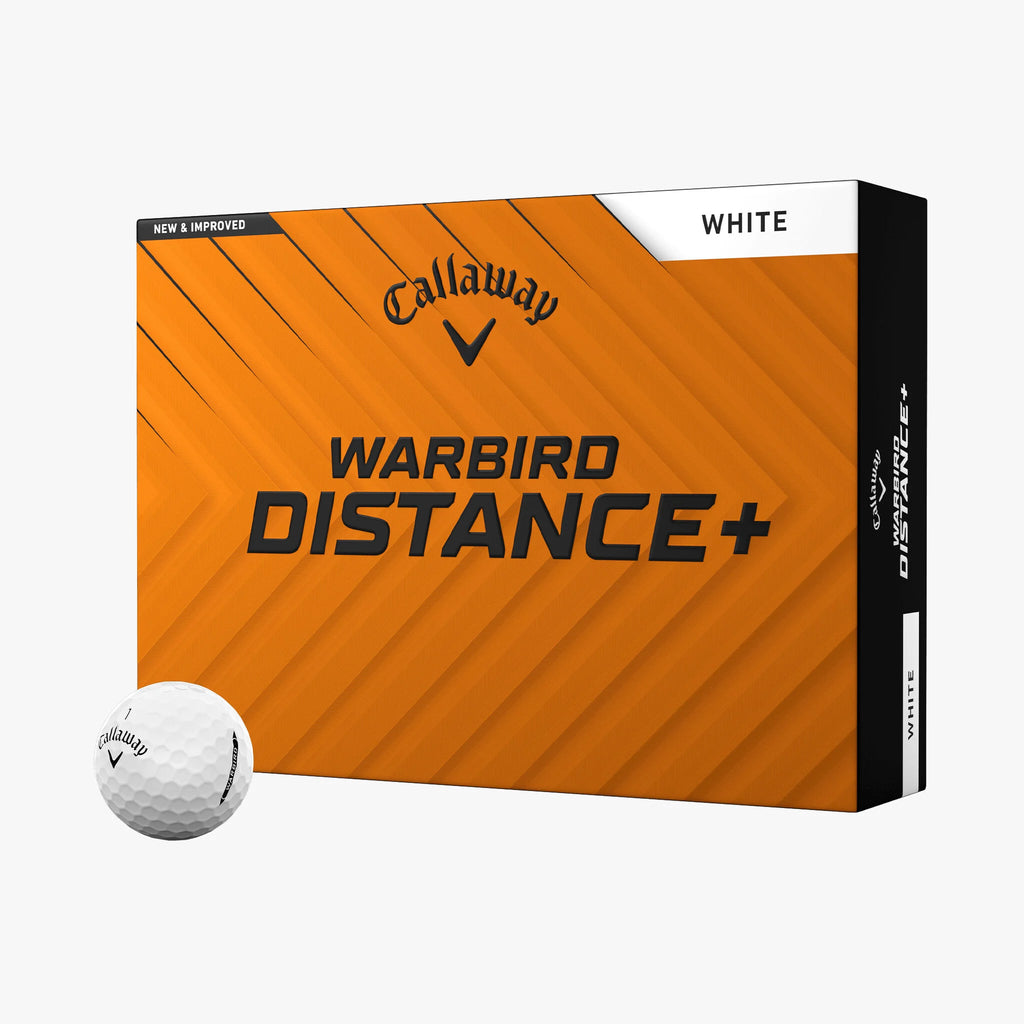 CALLAWAY GOLF - Warbird Distance+ Golf Balls - White - 12