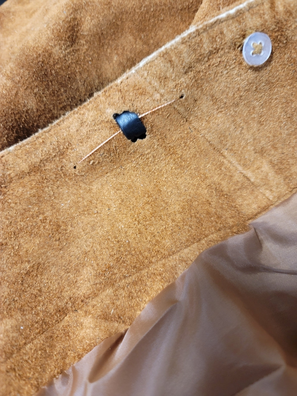 Men's Genuine Suede Western Fringe Jacket | XL | New Old Stock