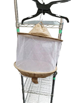 Beekeeping Jacket, Fencing Veil, Mesh Veil Hat & Goatskin Gloves Set | 3XL | Khaki