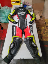 CUSTOM! MOTO LEATHER VALLEY | Men's Leather Racing Suit | Berik Race-Tech Inspired | USA 46 XL | XL Gloves Included!