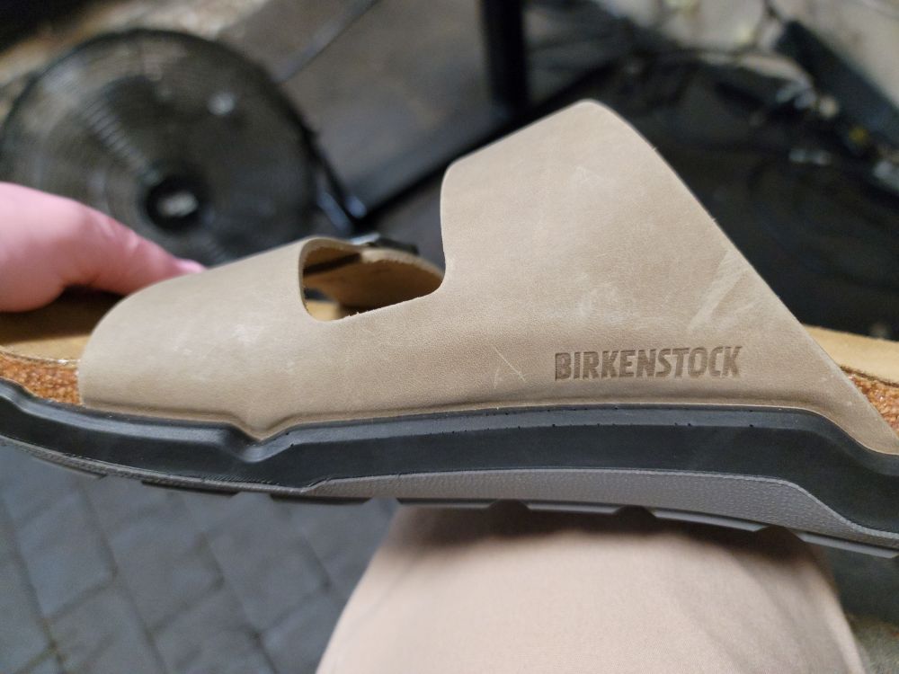 BIRKENSTOCK Men's Arizona Crosstown Sandal in Tobacco Brown - 11 Reg