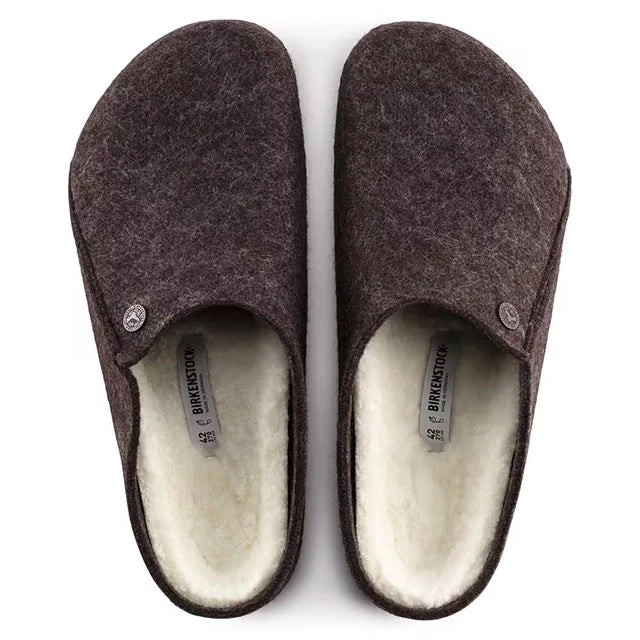 *Birkenstock Zermatt Clog – Wool Shearling Mocha – Men’s 13