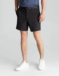 Men's Shorts & Long Pants Set - Bethpage Black Golf Shorts - 38 Regular - Offshore Operators Loophole Chinos(mach black) - 38W x 30L Slim Fit