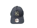 NEW ERA 9FORTY | NY Yankees Youth Adjustable Cap | Heathered Black | Olive NY Logo | OS