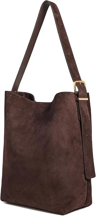 Madewell Women's Essentials Bucket Tote-Dark Carob