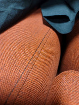 BURROW | The Nomad Fabric Seat | Brick Red